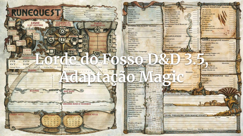 Dominando o Caos: Como Adaptar o Lorde do Fosso de Magic em D&D 3.5