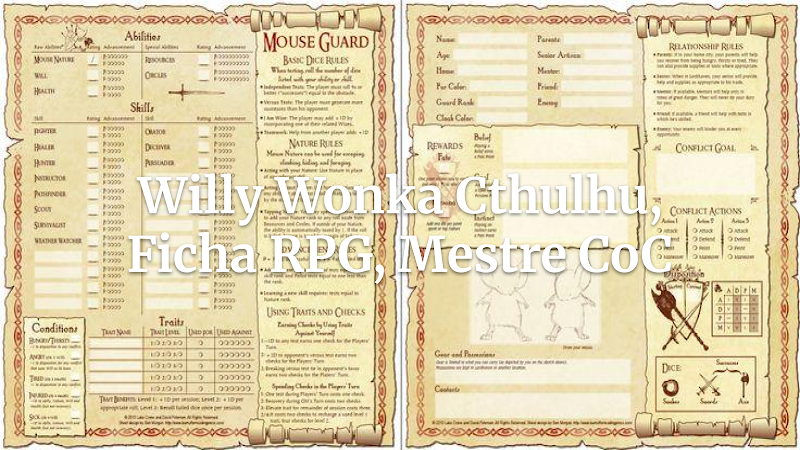 Além do Bilhete Dourado: Willy Wonka como Horror Cósmico em Call of Cthulhu