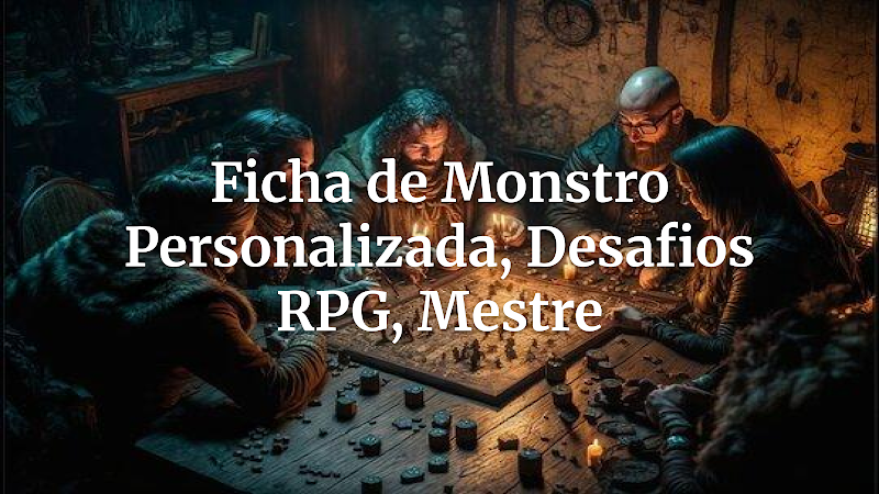 Desvende o Segredo: Crie Fichas de Monstro Personalizadas para Desafios Épicos e Inesquecíveis em RPG