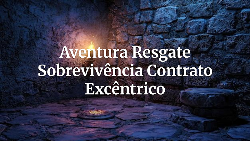 O Gancho Perfeito: Iniciando uma Aventura de Resgate e Sobrevivência com um contrato de trabalho oferecido por uma figura excêntrica
