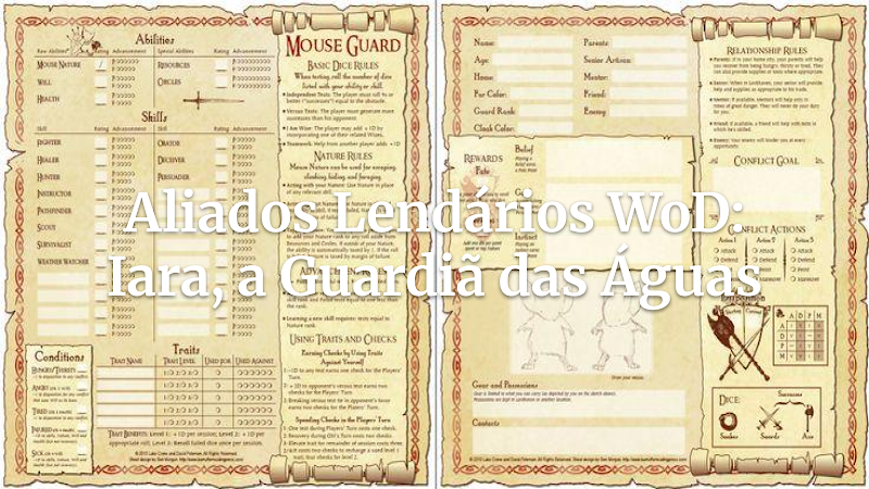 Domine a Lenda: Criando Iara, a Mãe-d'água, como Aliada no Mundo das Trevas