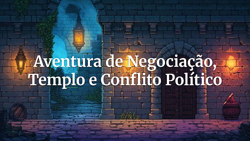 O Gume da Diplomacia: Comércio Sombrio em Templo Amaldiçoado e o Xadrez Político na Beira do Abismo