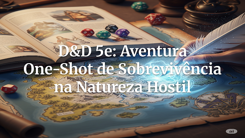 Mestre, Prepare-se! Como Criar uma Aventura de Sobrevivência na Natureza Hostil em D&D 5e (One-Shot para Todos os Níveis)