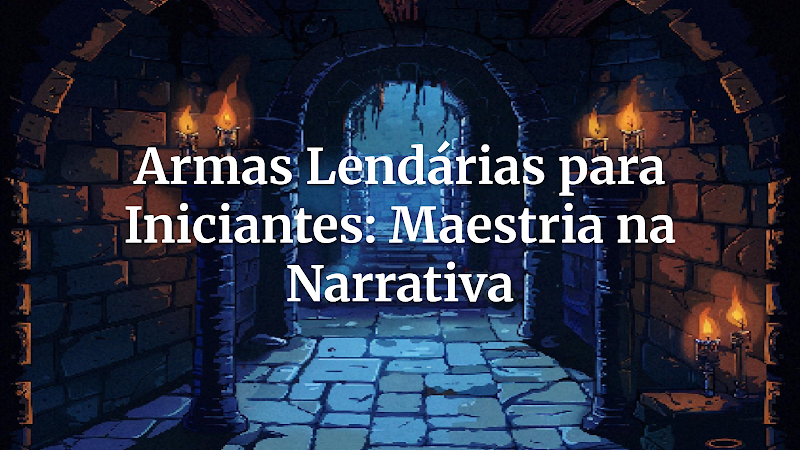 Forjando Lendas: Guia Completo para Mestres Iniciantes Usarem Armas Lendárias de Forma Épica