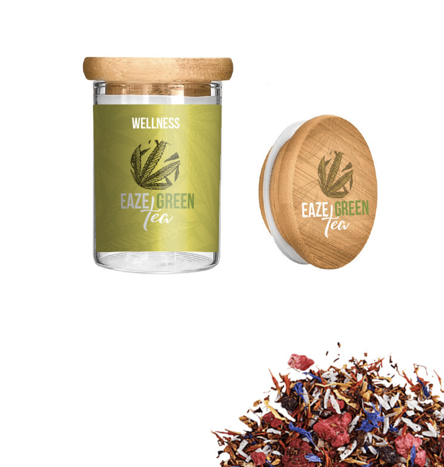 Eaze Green Tea packaging