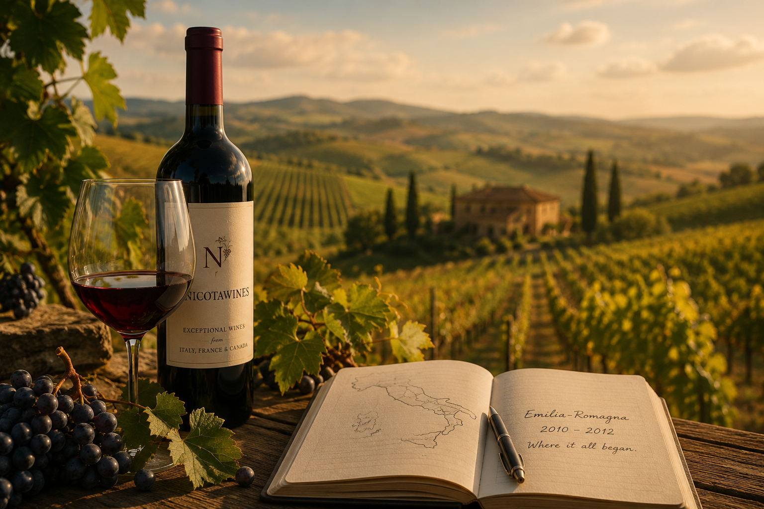 Vineyard landscape