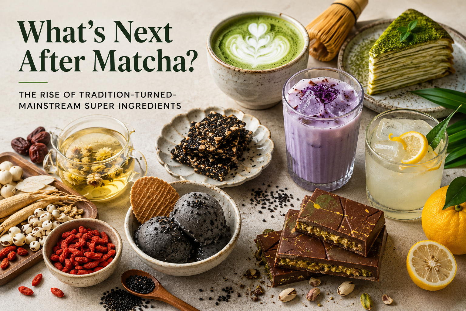 After Matcha - The Rise of Tradition-Turned-Mainstream Super Ingredients