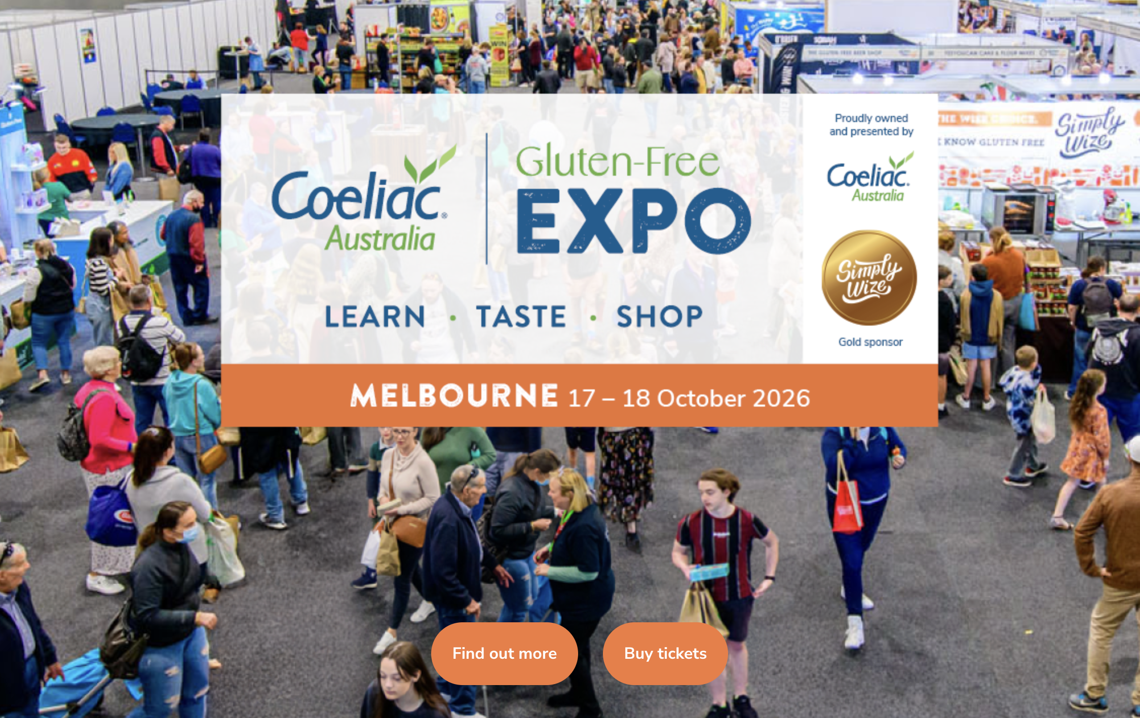 Coeliac Australia Gluten-Free Expo Melbourne 2026