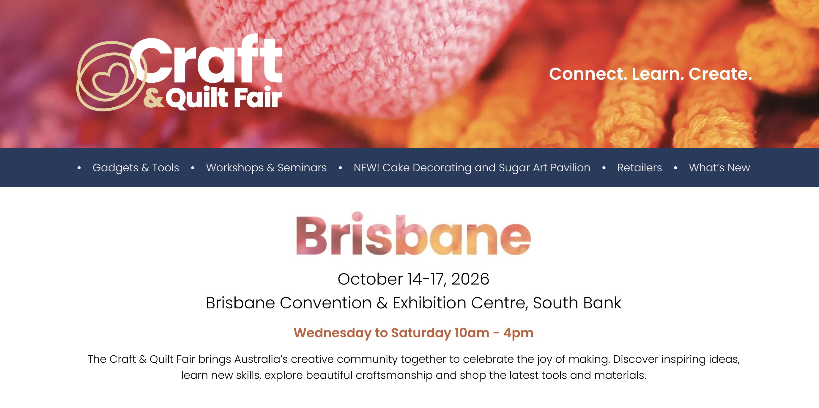Brisbane Craft & Quilt Fair 2026
