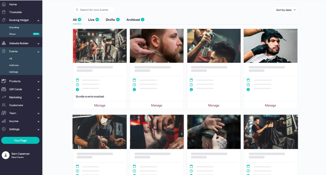 Quick, flexible setup