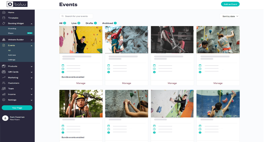 Quick, flexible setup