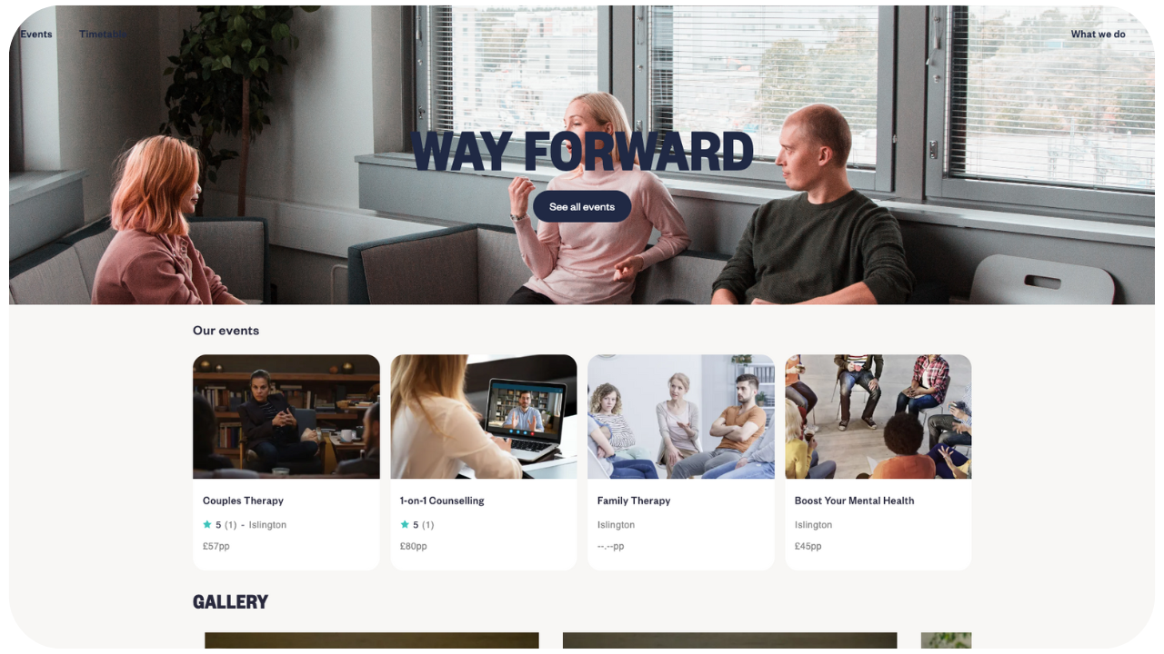 Quick, flexible setup