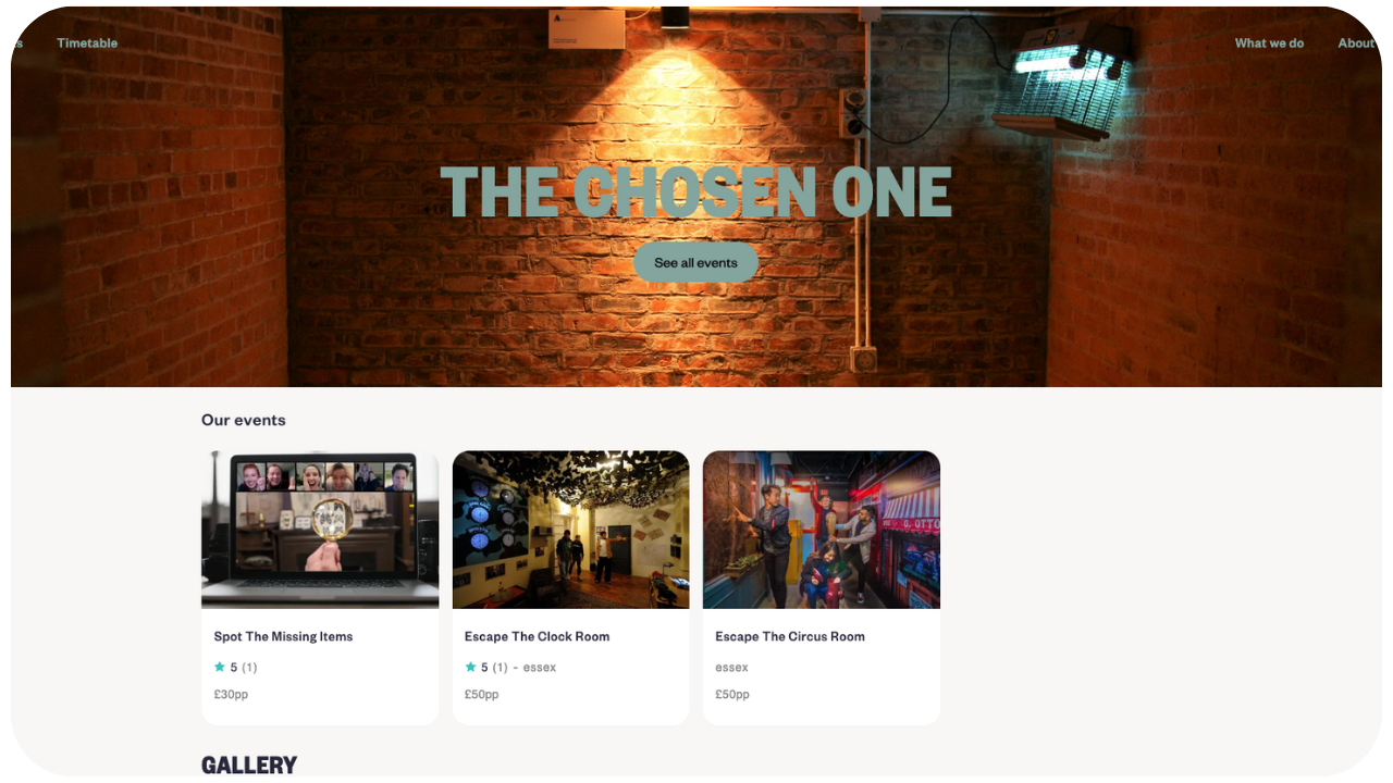 Quick, flexible setup