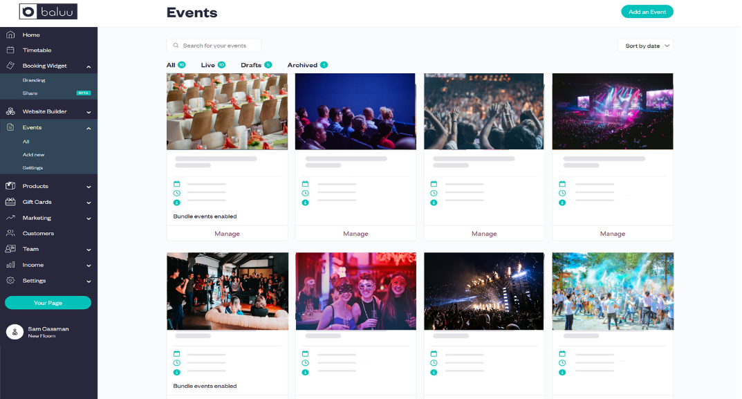 Quick, flexible setup