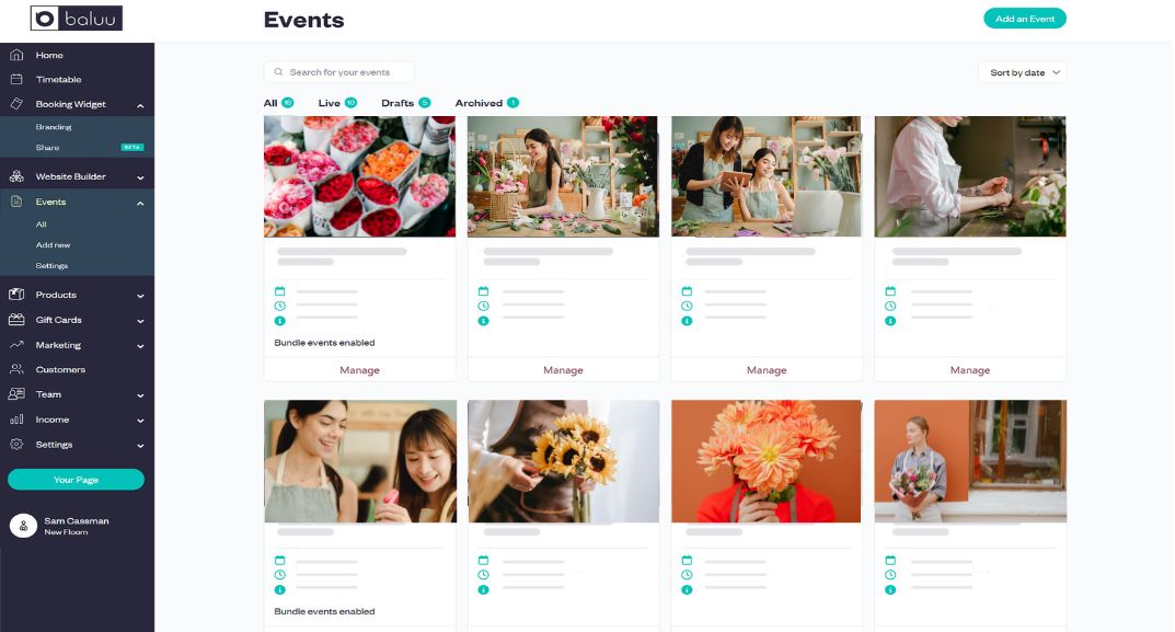 Quick, flexible setup