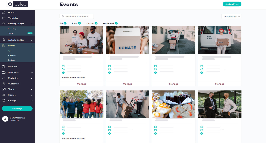 Quick, flexible setup