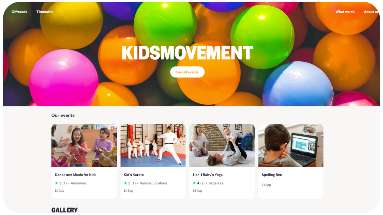 Quick, flexible setup