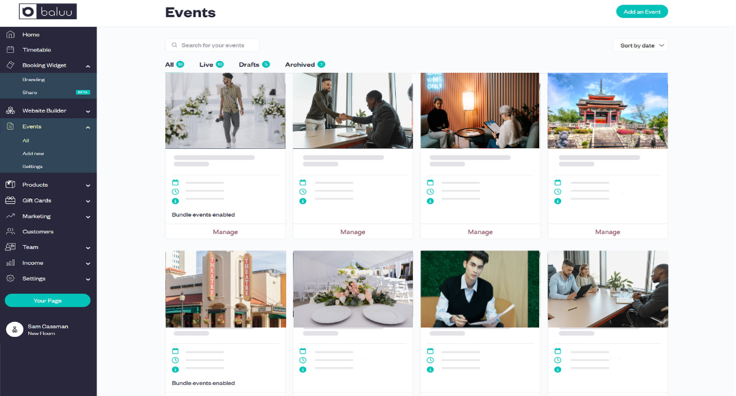 Quick, flexible setup