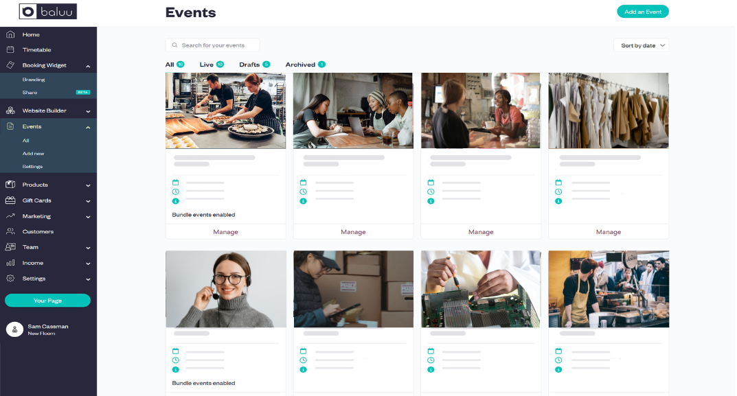 Quick, flexible setup
