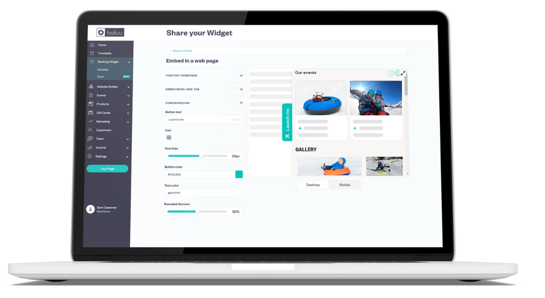 Quick, flexible setup