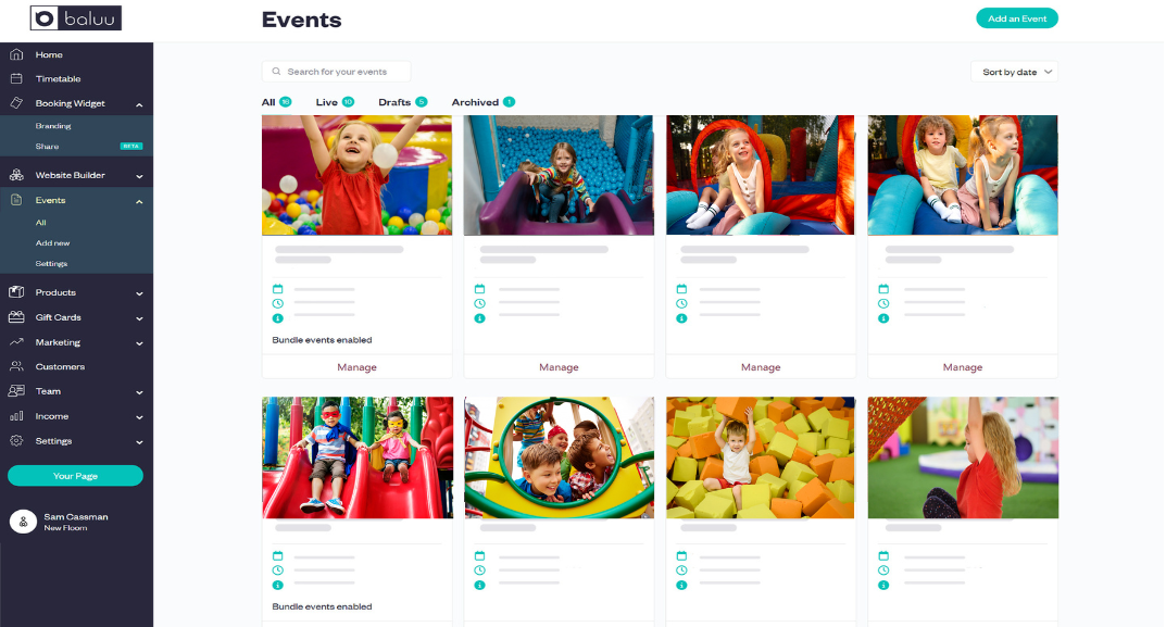 Quick, flexible setup