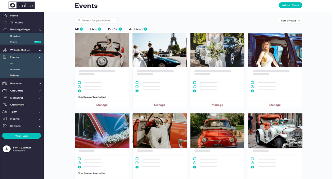 Quick, flexible setup