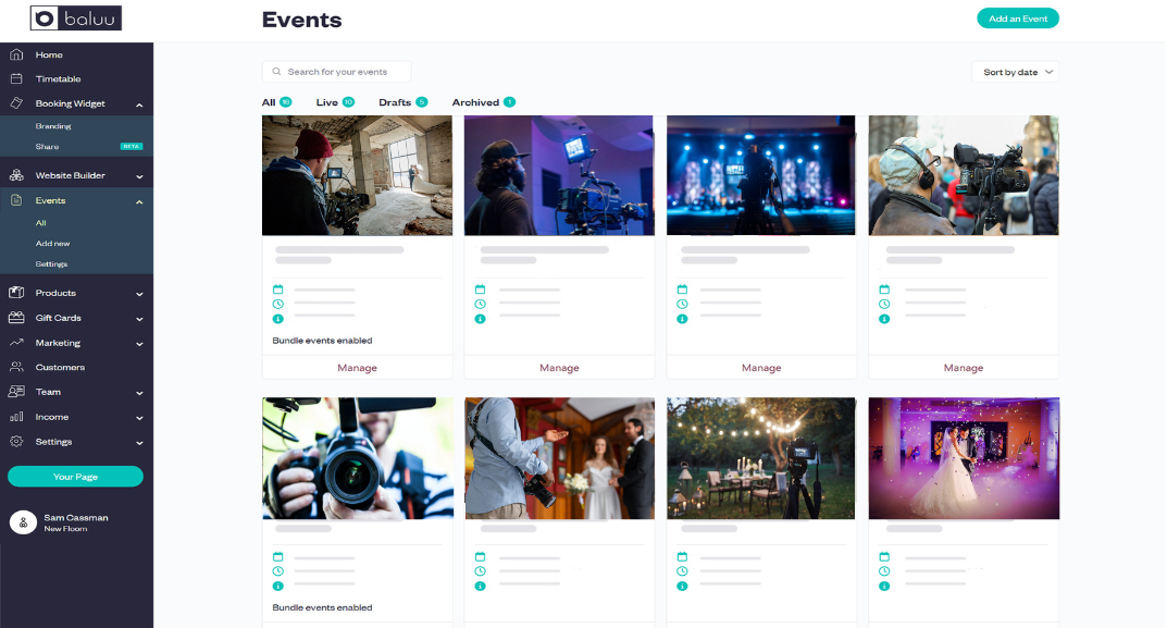 Quick, flexible setup