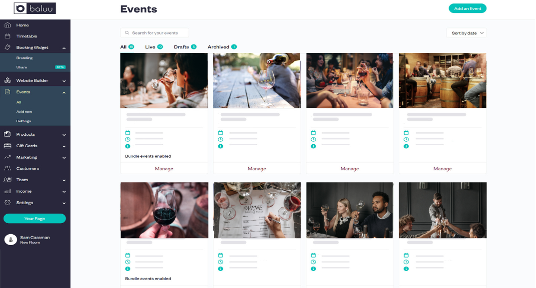 Quick, flexible setup