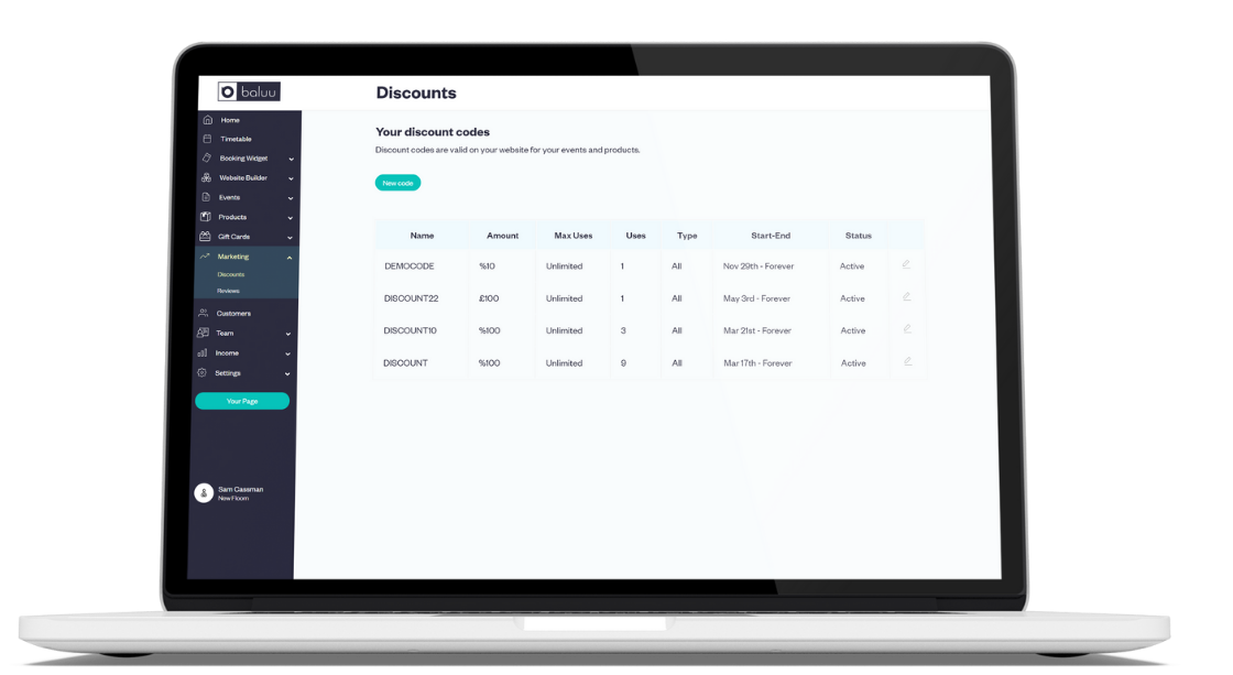 Quick, flexible setup