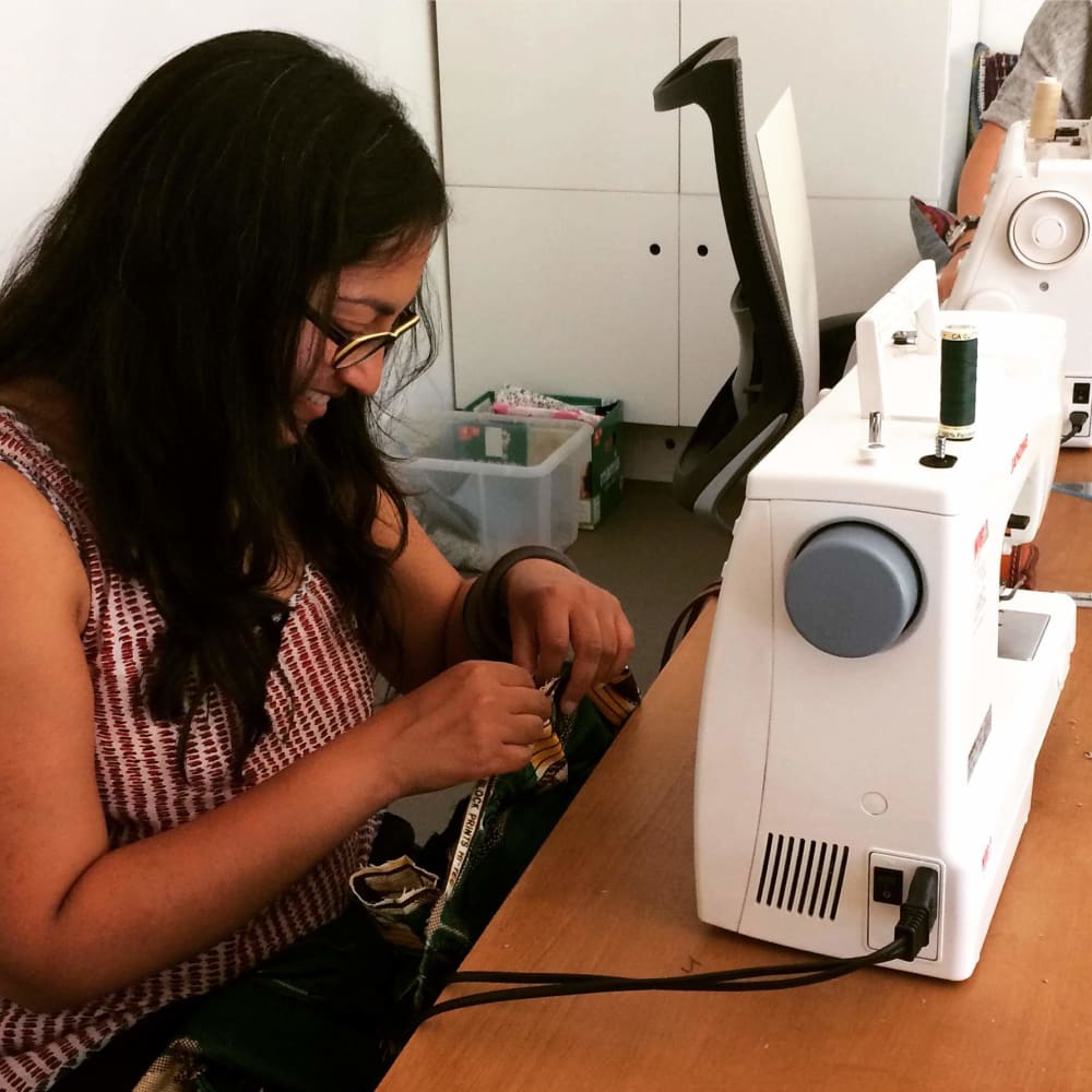 Learn to Sew - Beginners Cushion or Tote_Making Make Mee Studio, SE London