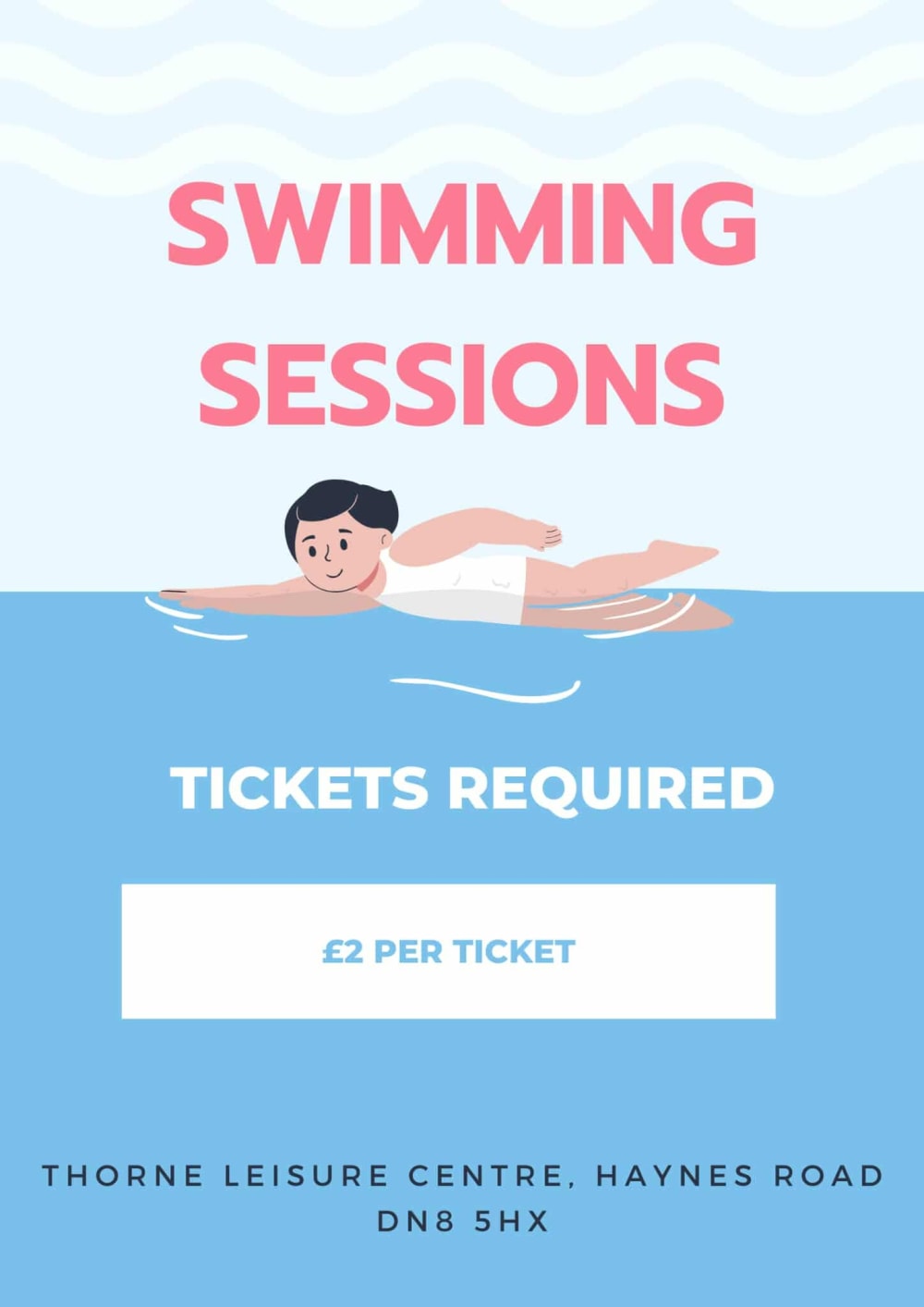 Phab Doncaster - Thorne swimming