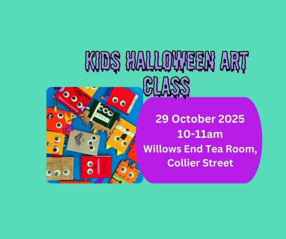 Willows End Tea Room - Kids Halloween art class — photo 1