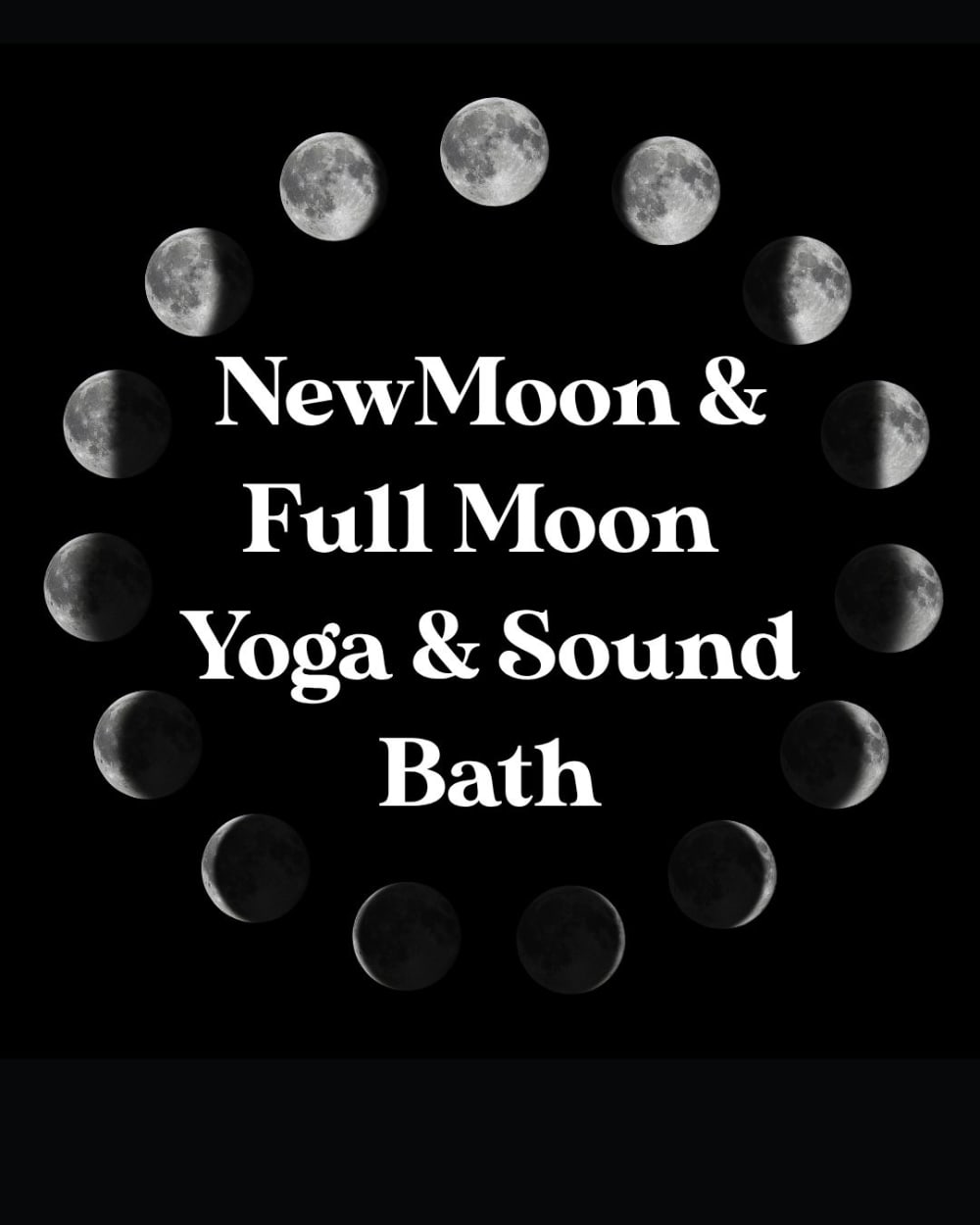 New Moon and Full moon yoga and sound bath Bangor — photo 1