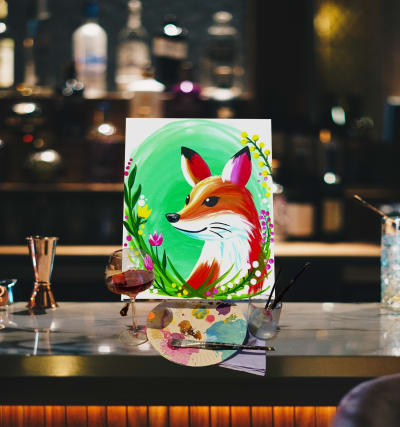 Paint n Sip Bar Event “Fresh Fox”