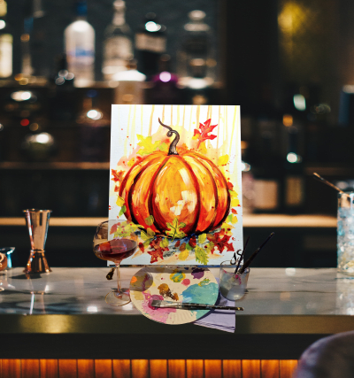 Paint n Sip Bar Event "Autumn Pumpkin