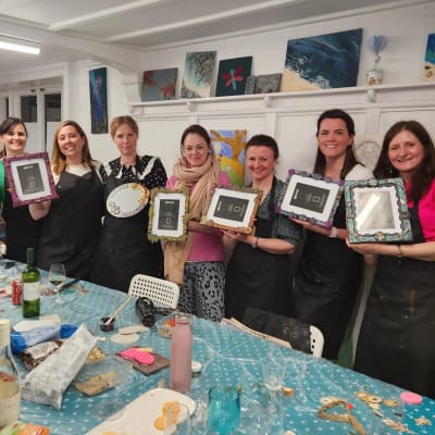 Mixed Media Mirror Workshop