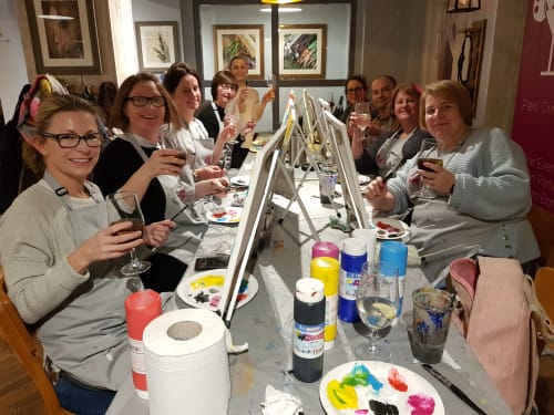 Paint n Sip Bar Event "Spooky Kitty" — photo 2
