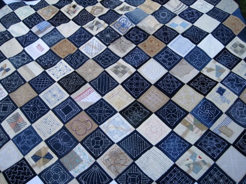Sashiko embroidery / Japanese mending — photo 4