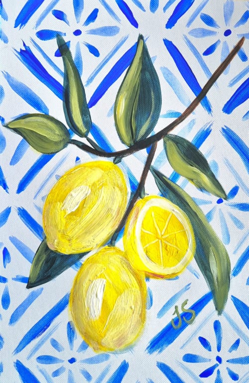 Paint n Sip Bar Event “Lemons” — photo 2