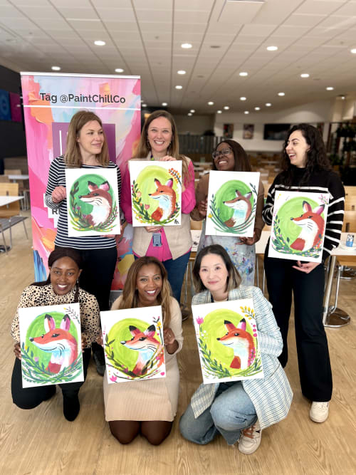 Paint n Sip Bar Event “Fresh Fox” — photo 3