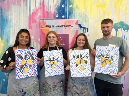 Paint n Sip Bar Event “Lemons” — photo 4