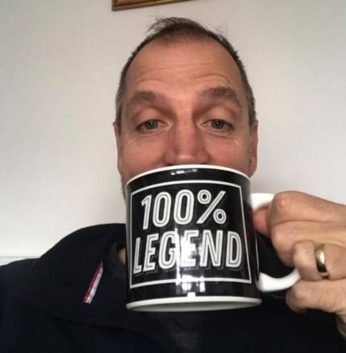 Dave loves a cup of chamomile