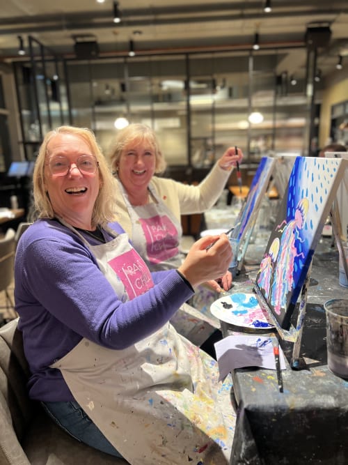 Paint n Sip Bar Event "Jellyfish" — photo 3