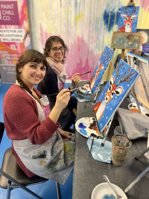 Paint n Sip Bar Event "Cute Reindeer" — photo 3