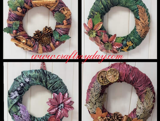 Christmas Powertex Wreath