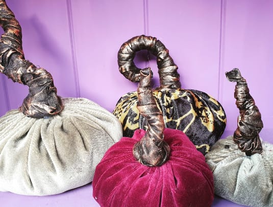 Velvet Pumpkins