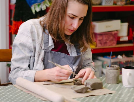 Hand building pottery - Pinch, coil and slab building