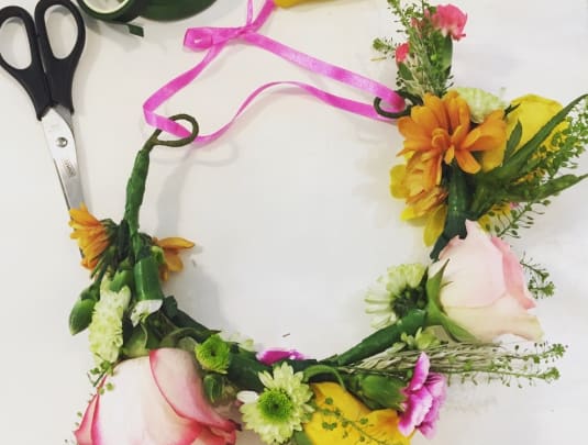 Flower Crown Making Workshop & Bubbly 