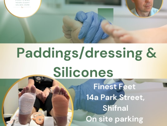 Paddings/dressing and Silicone Application course 1 day £125.00