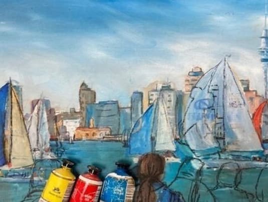  Acrylic Splash with Michelle Garner